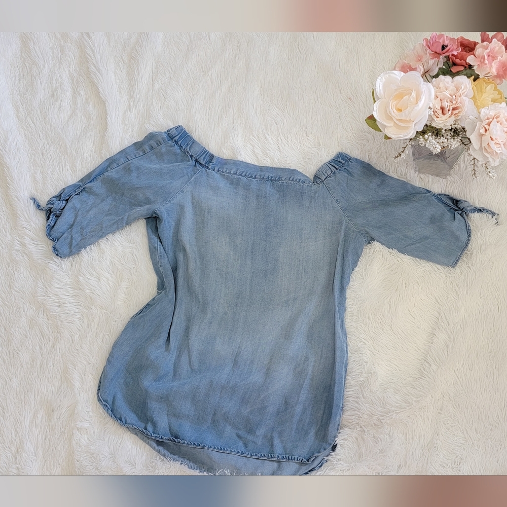 VELVET HEART Boat neckline Blouse size S